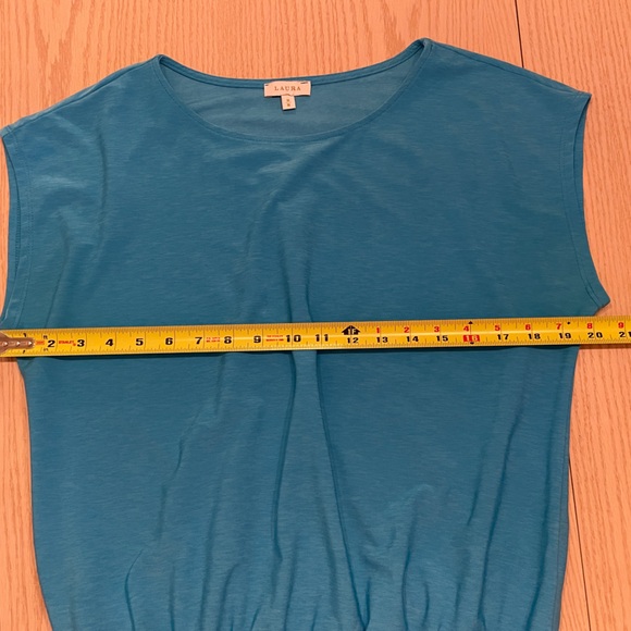 Blue Ruched Top - Picture 6 of 8